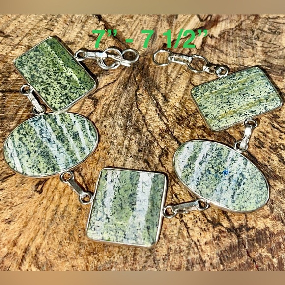 Chrysotile in Serpentine Bracelet 7”- 7 1/2” - Picture 6 of 8